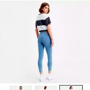 Levi's 720 High Rise Super Skinny Crop Jeans 30